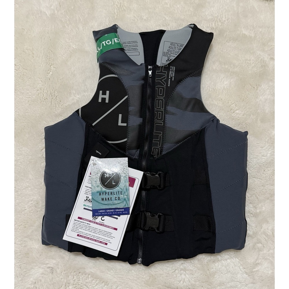 Hyperlite Fluid Flex Men's Life Vest, Size XL NWT